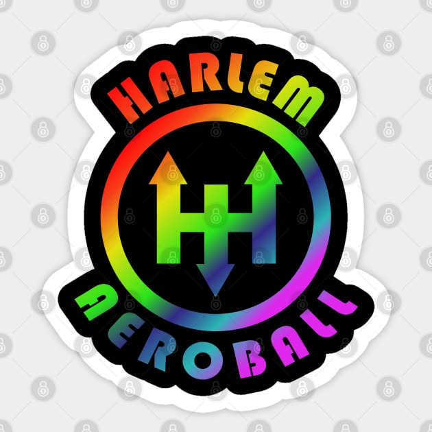 Harlem Aeroball Pride - Harlem Heroes Aeroball Club Sticker by Wee Gem Tees